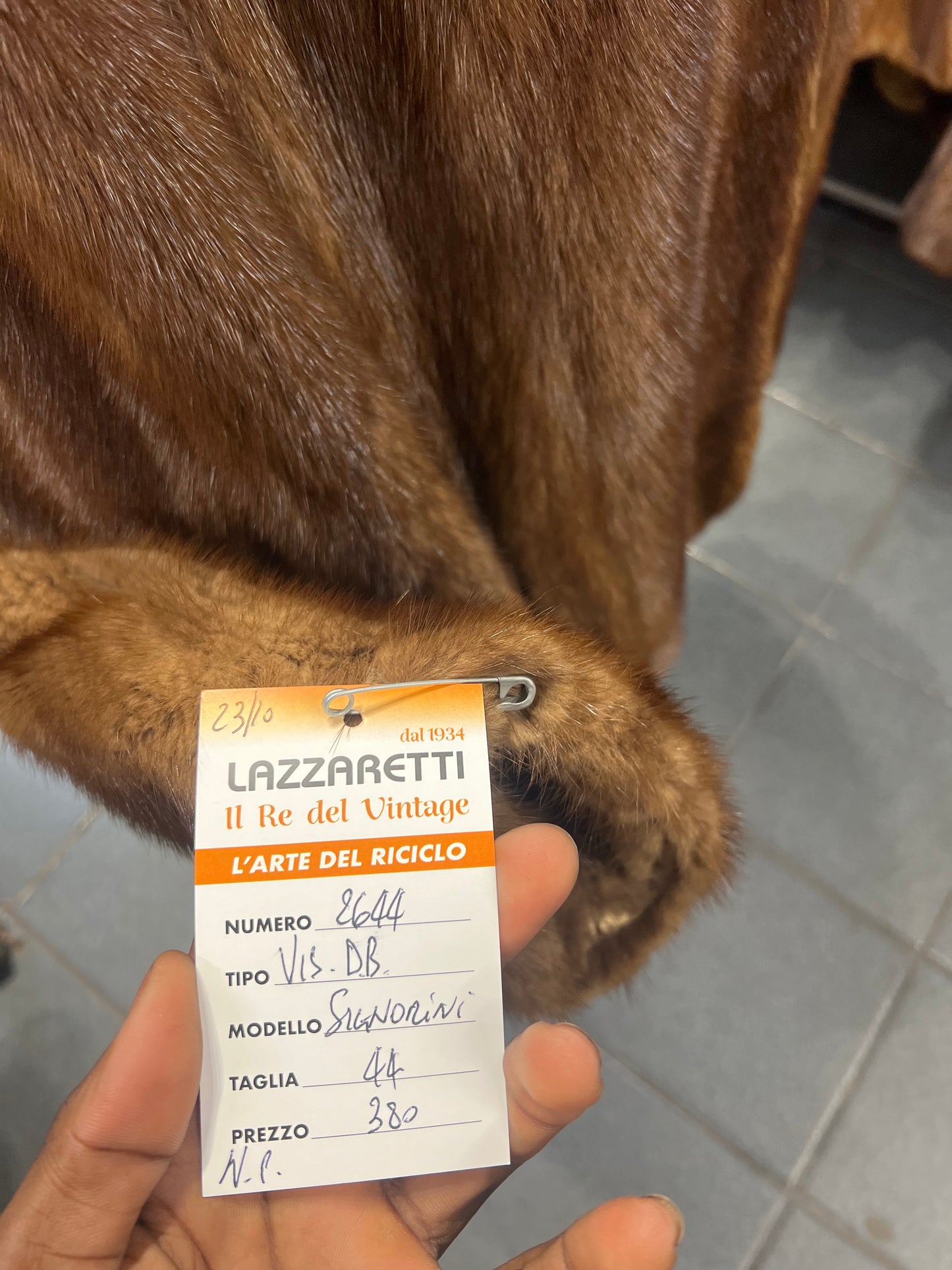 Manteau en fourrure de vison