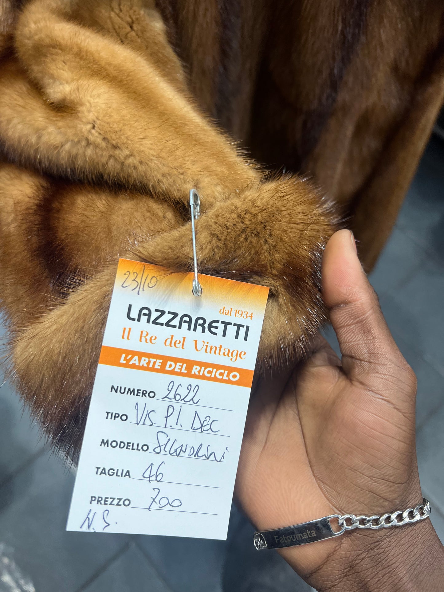 Manteau en fourrure Vison taille:L