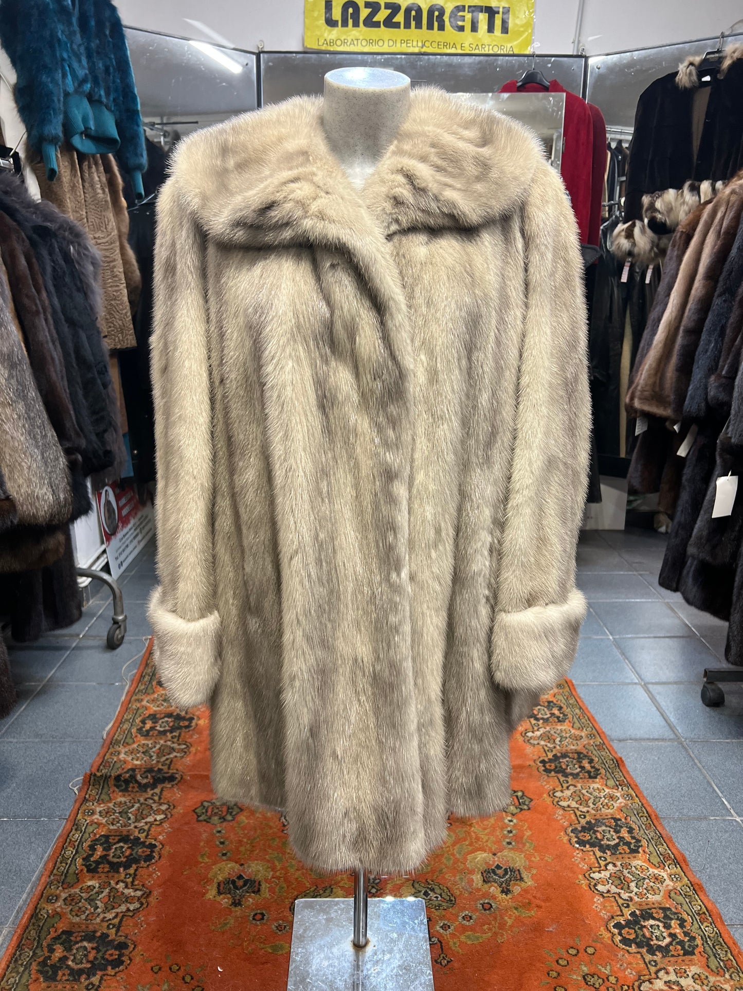 Vison silver col en américain