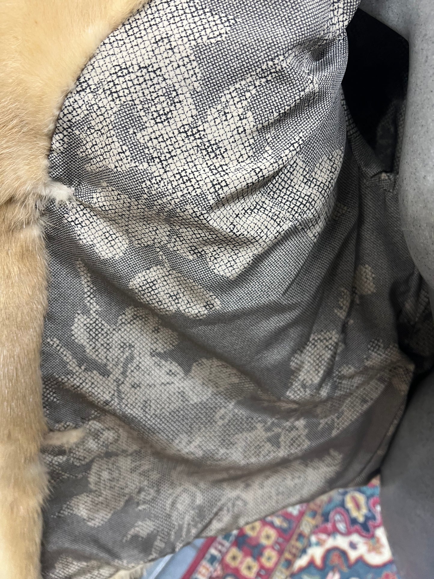 Bomber en fourrure de vison miellé 2758