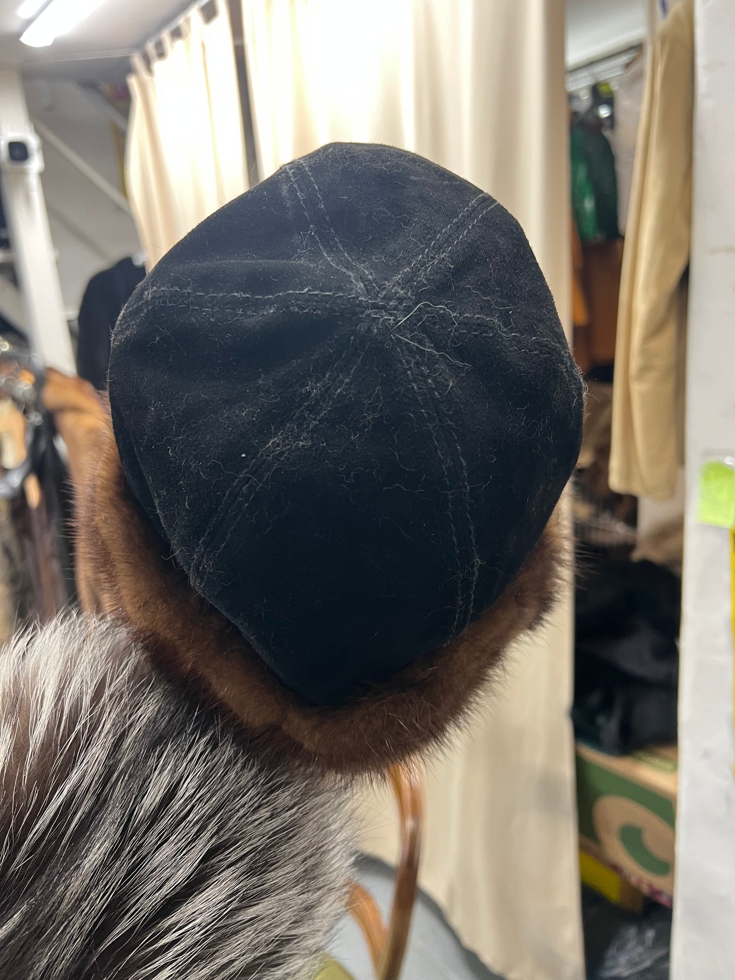 Bonnet en fourrure de vison