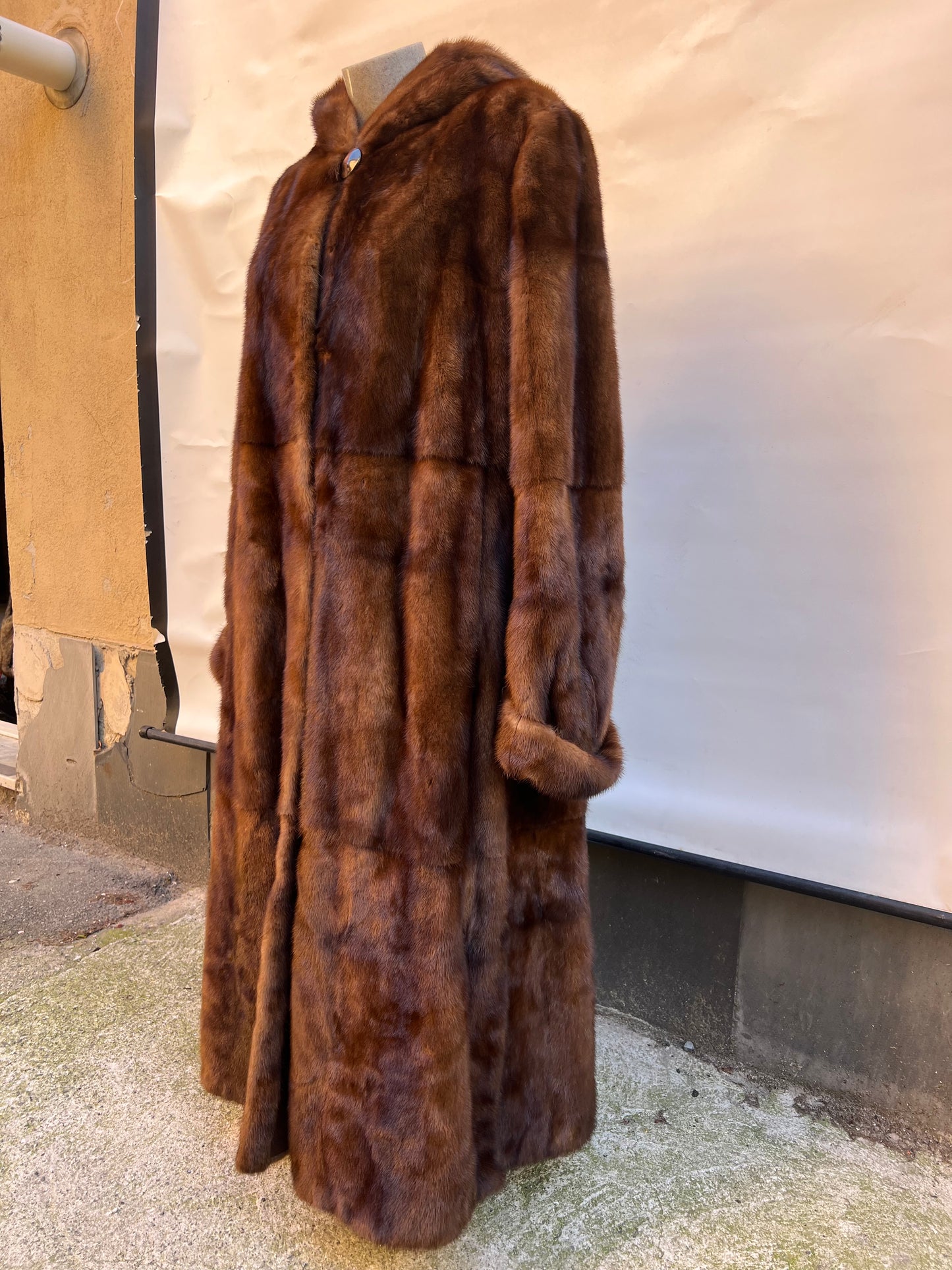 Vison long avec capuche 2715