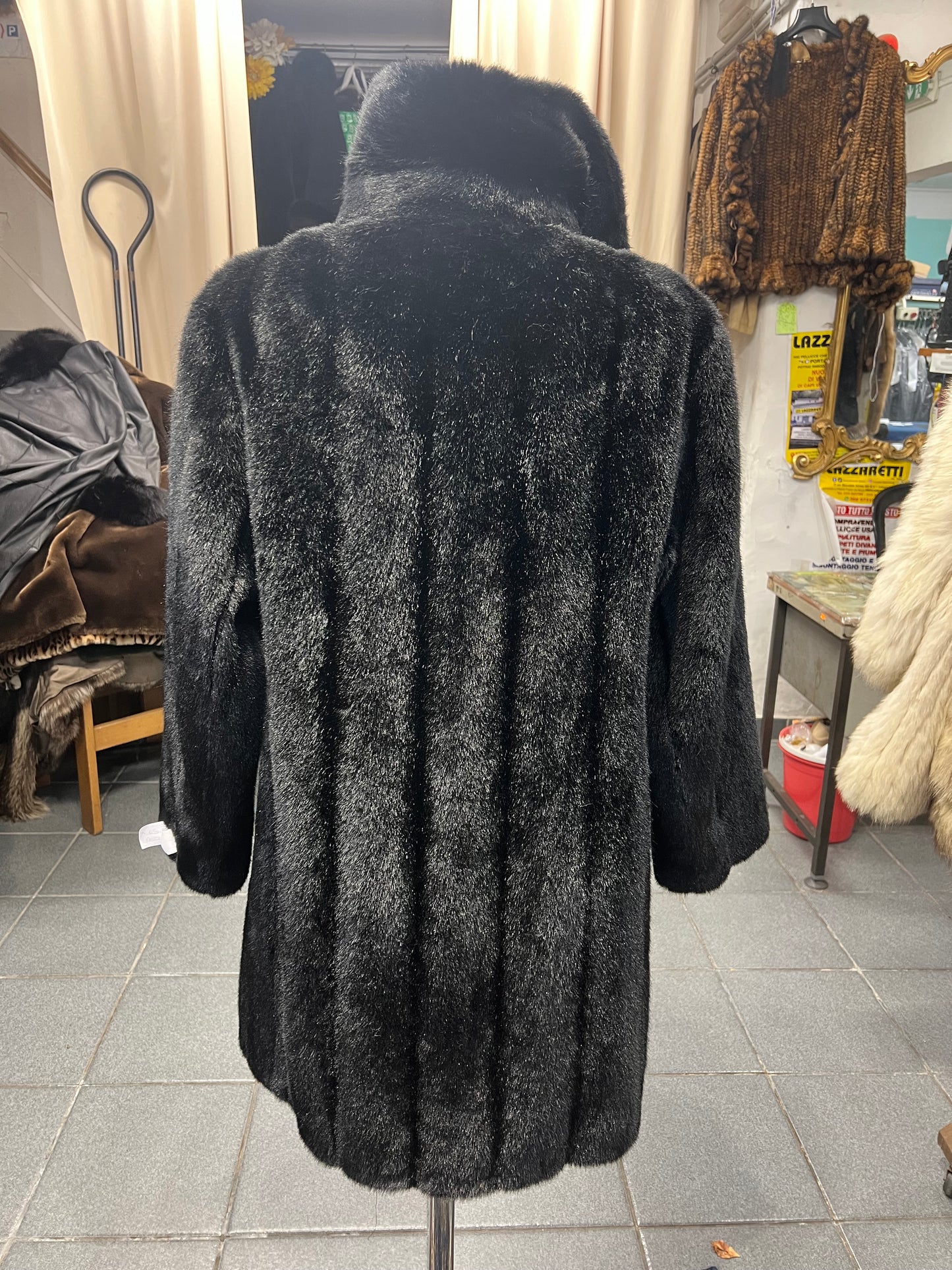 Manteau en fourrure écologique