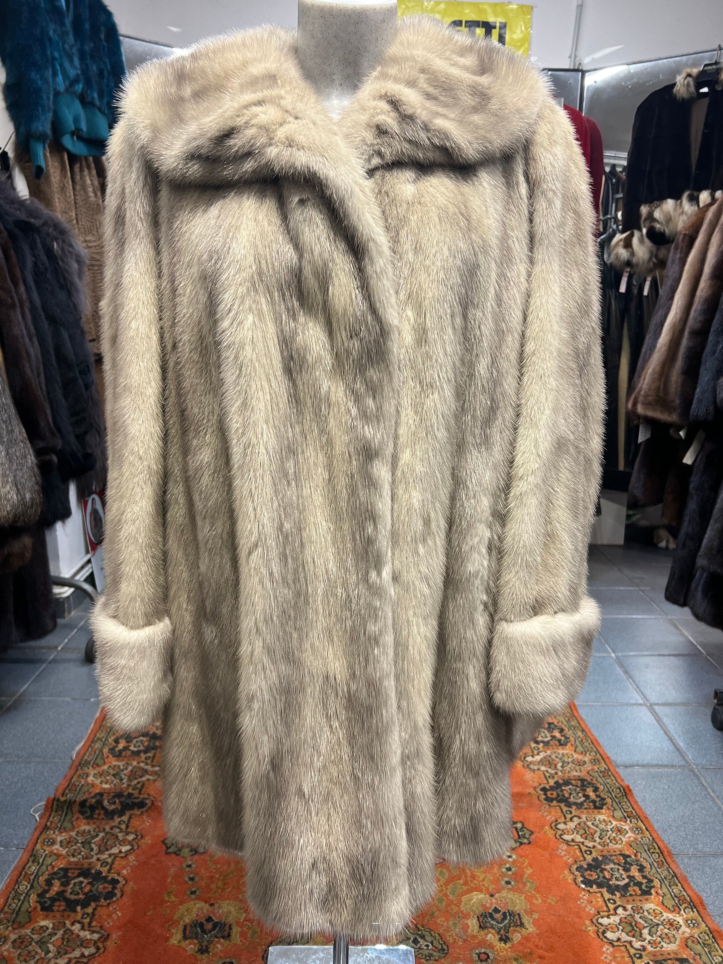 Vison silver col en américain