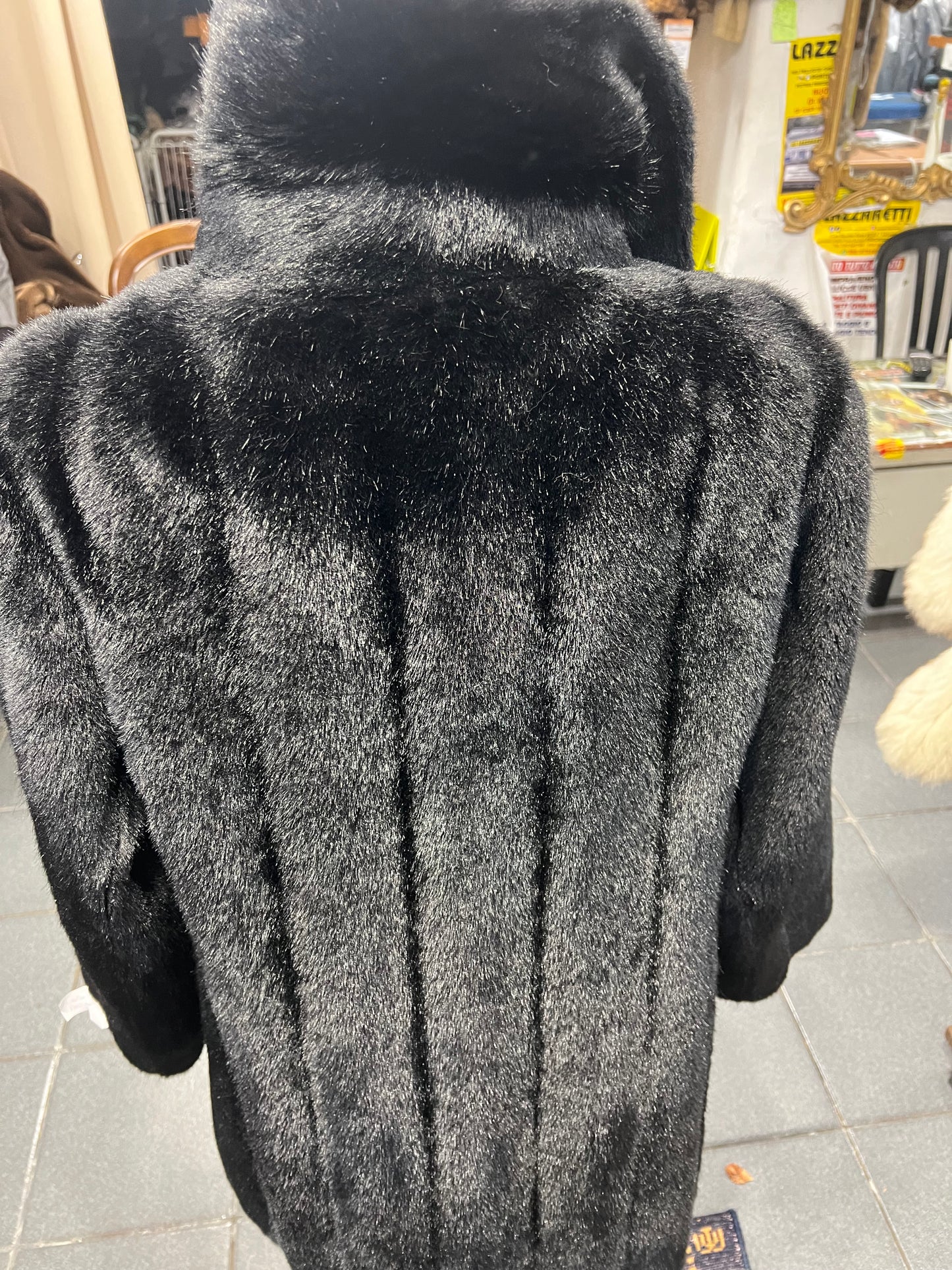 Manteau en fourrure écologique