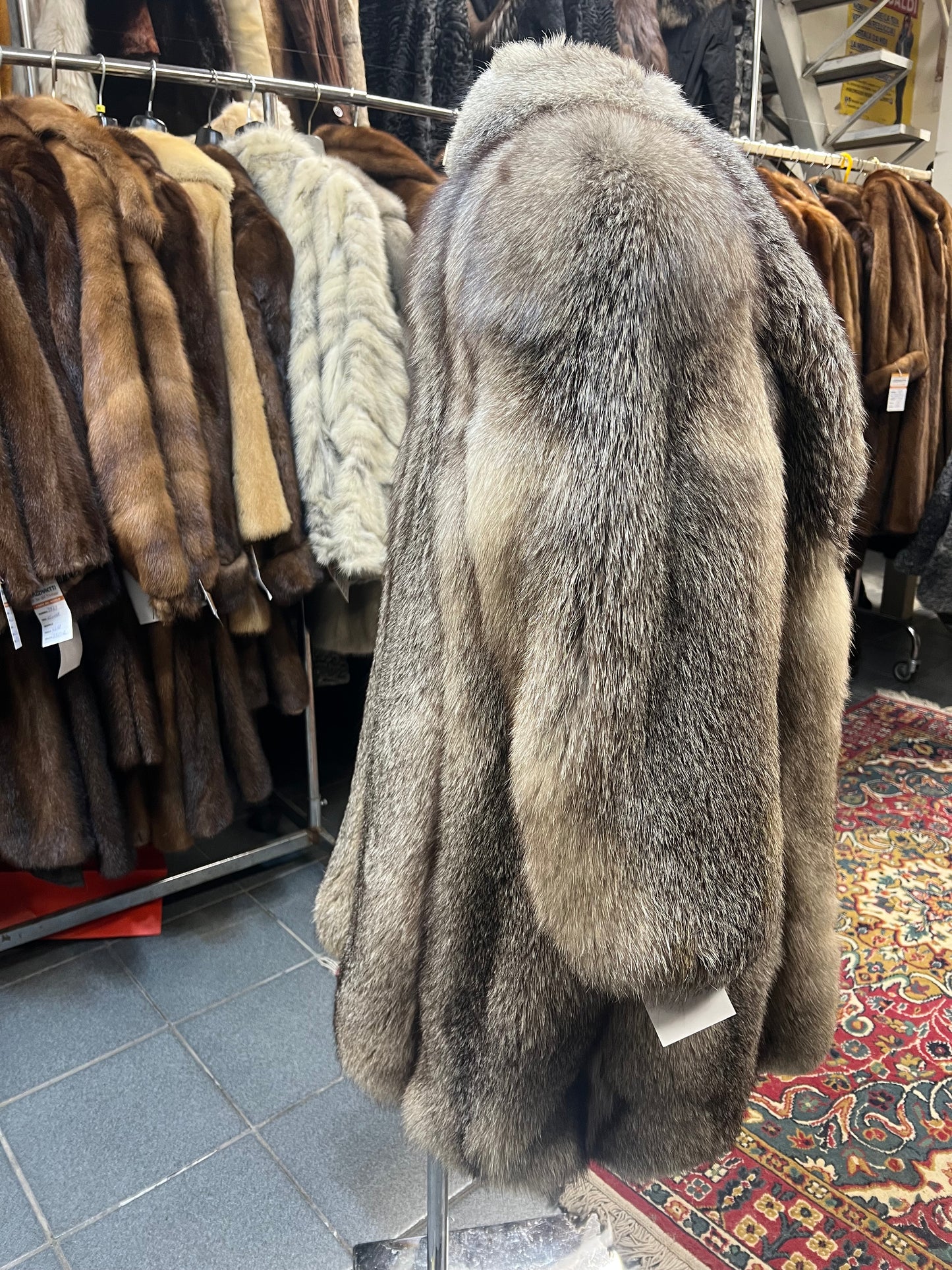 Manteau en fourrure de renard Isabelle 2841