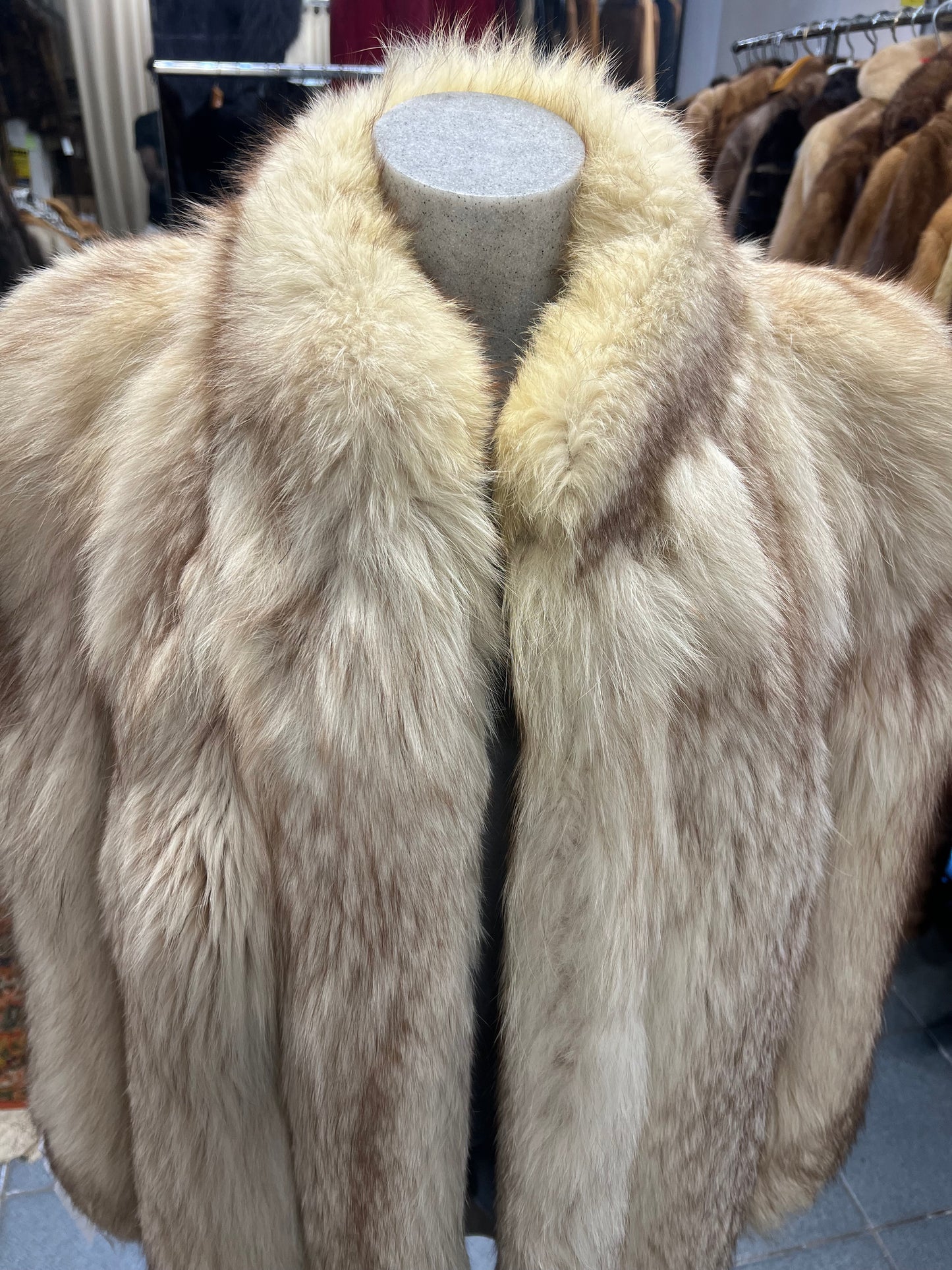 Manteau long en fourrure de Renard