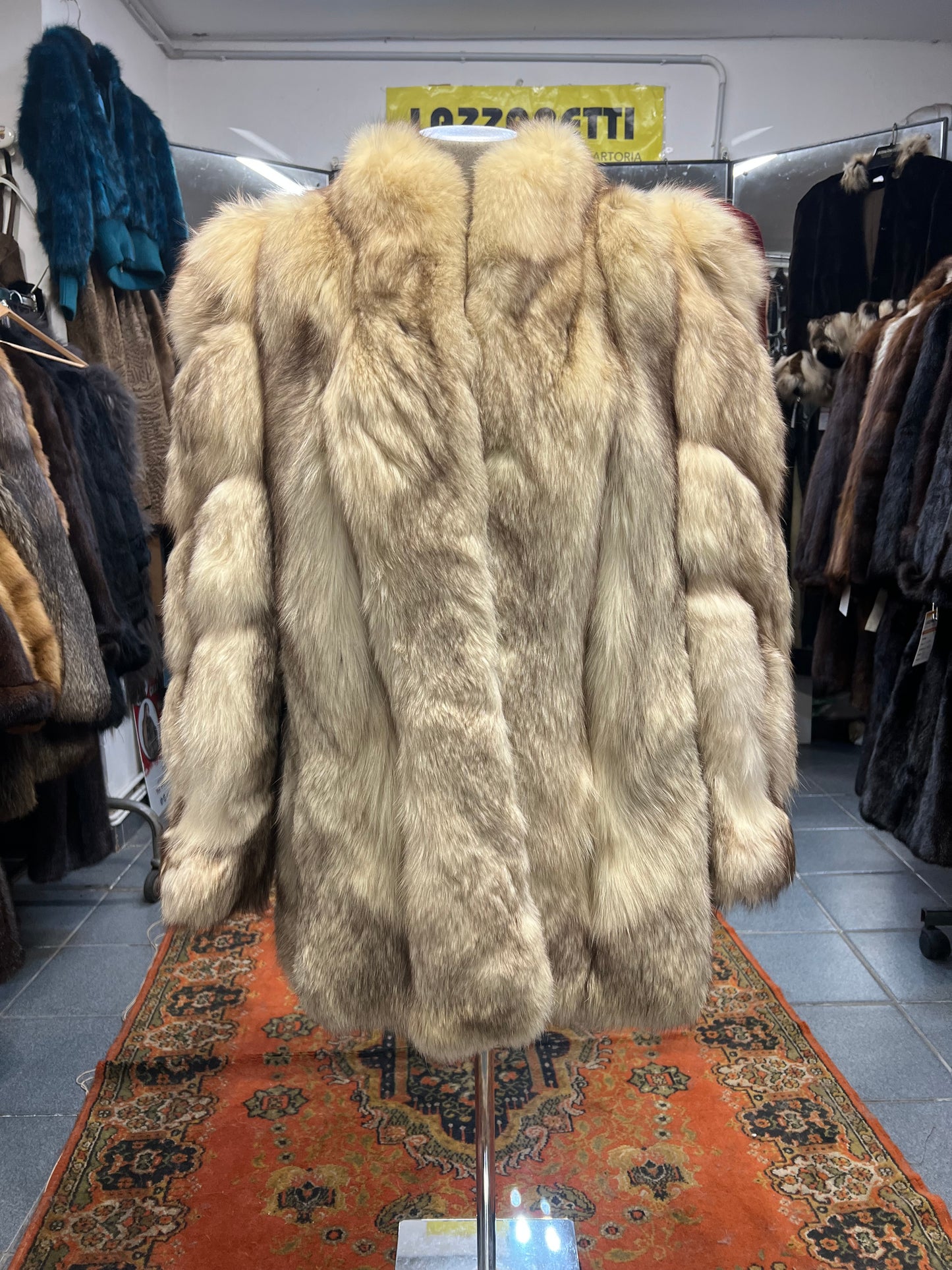 Manteauen fourrure de renard