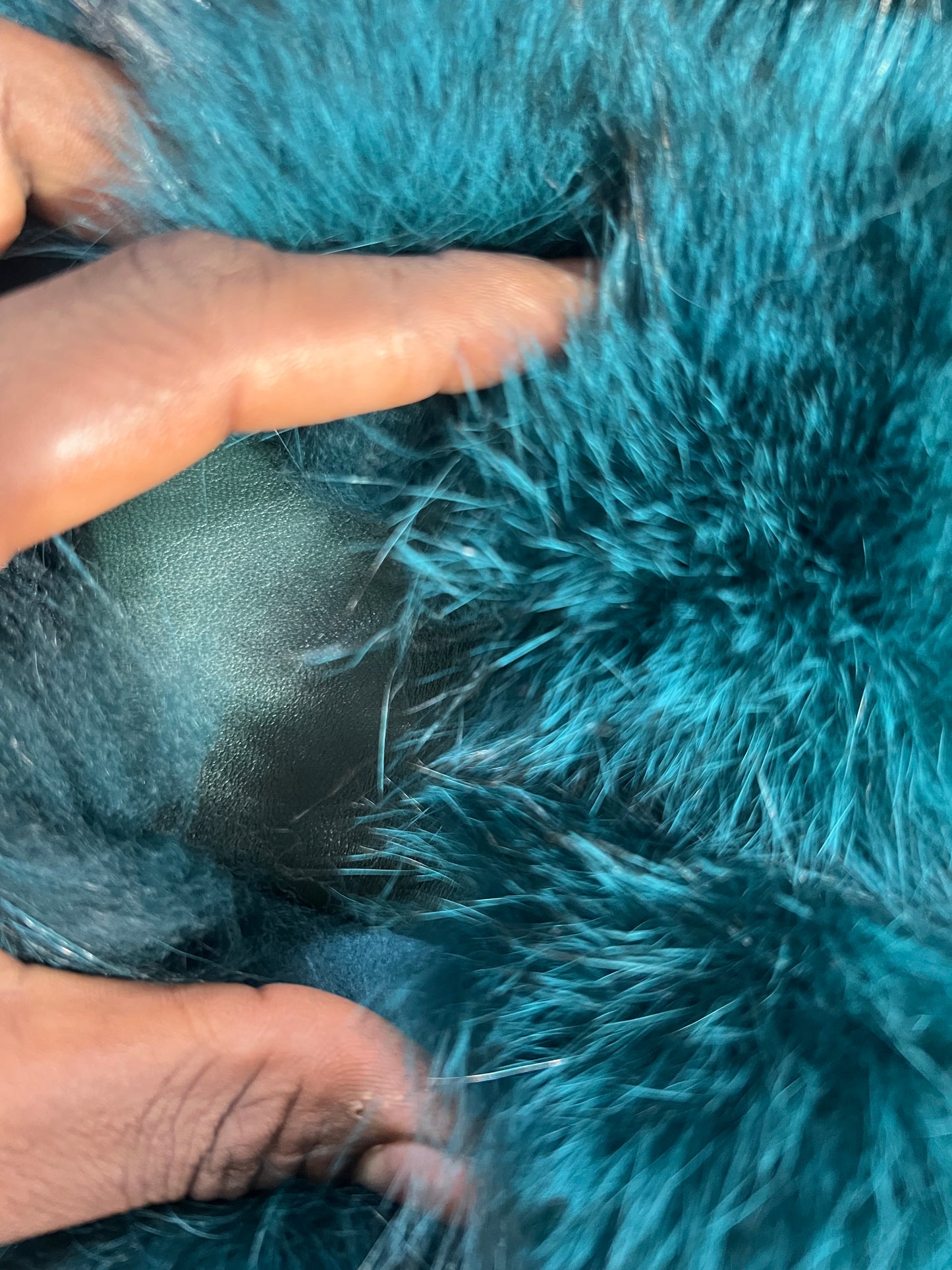 Blouson en fourrure de renard