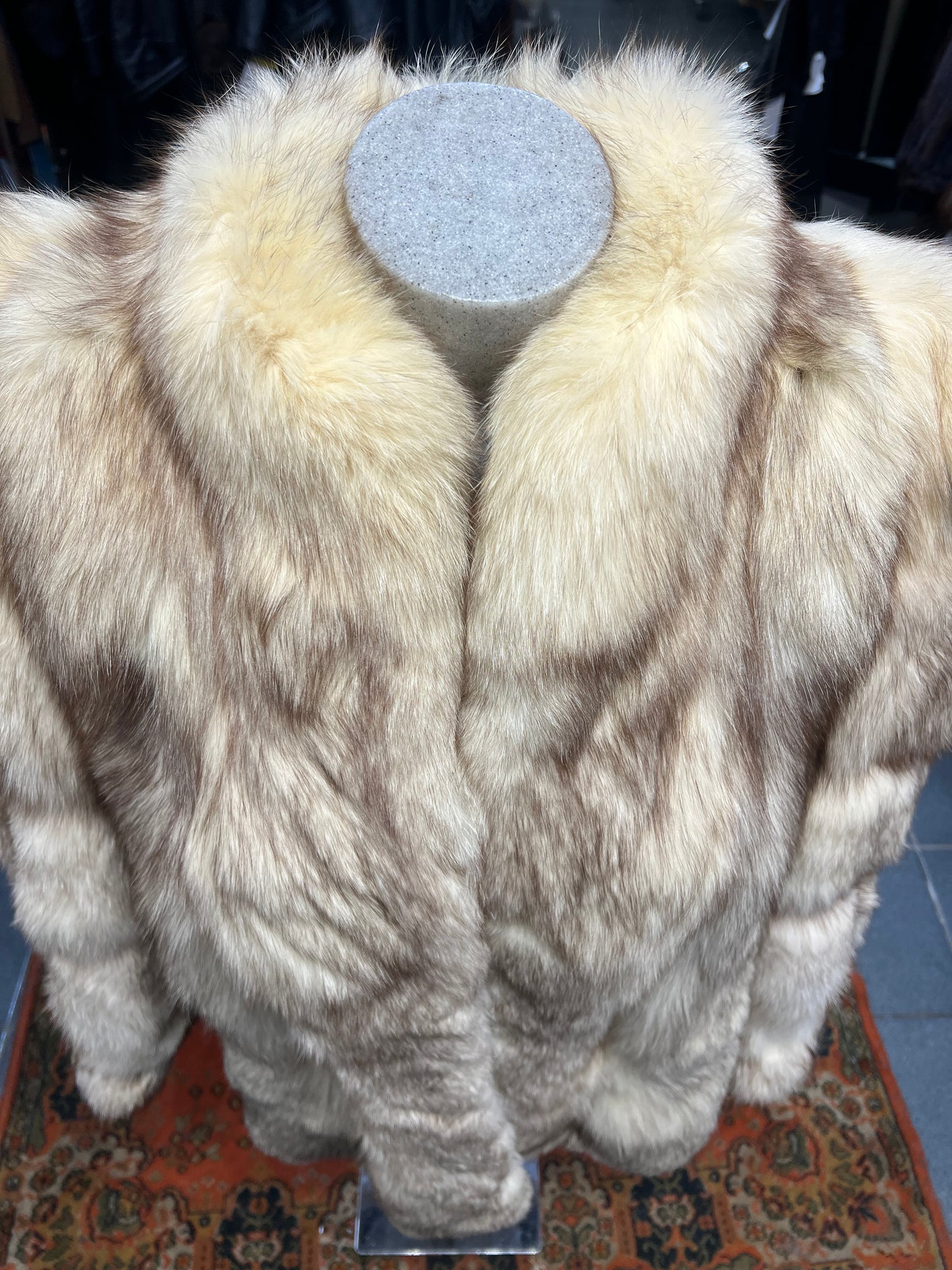 Manteauen fourrure de renard