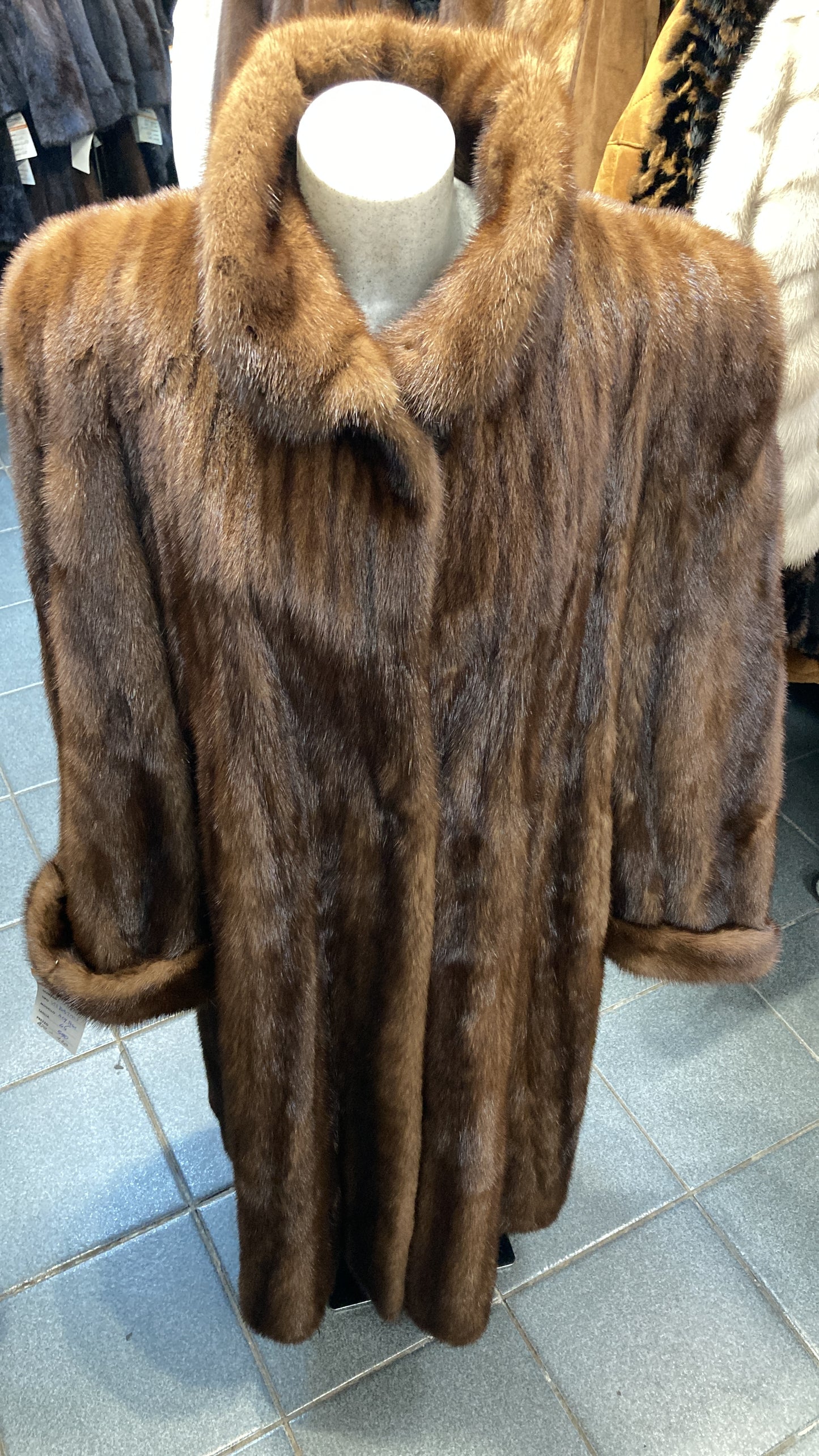 Manteau de fourrure en vison