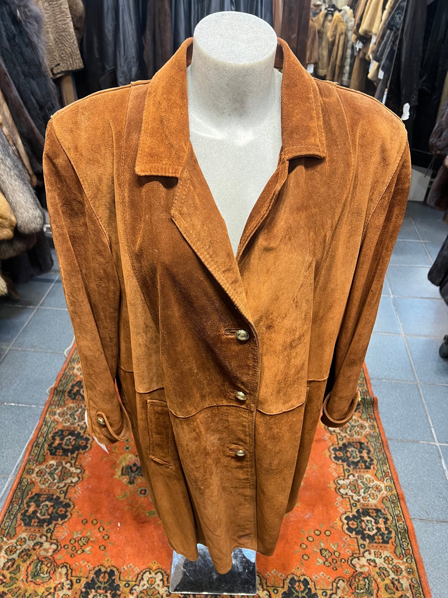 Manteau en suede original 836