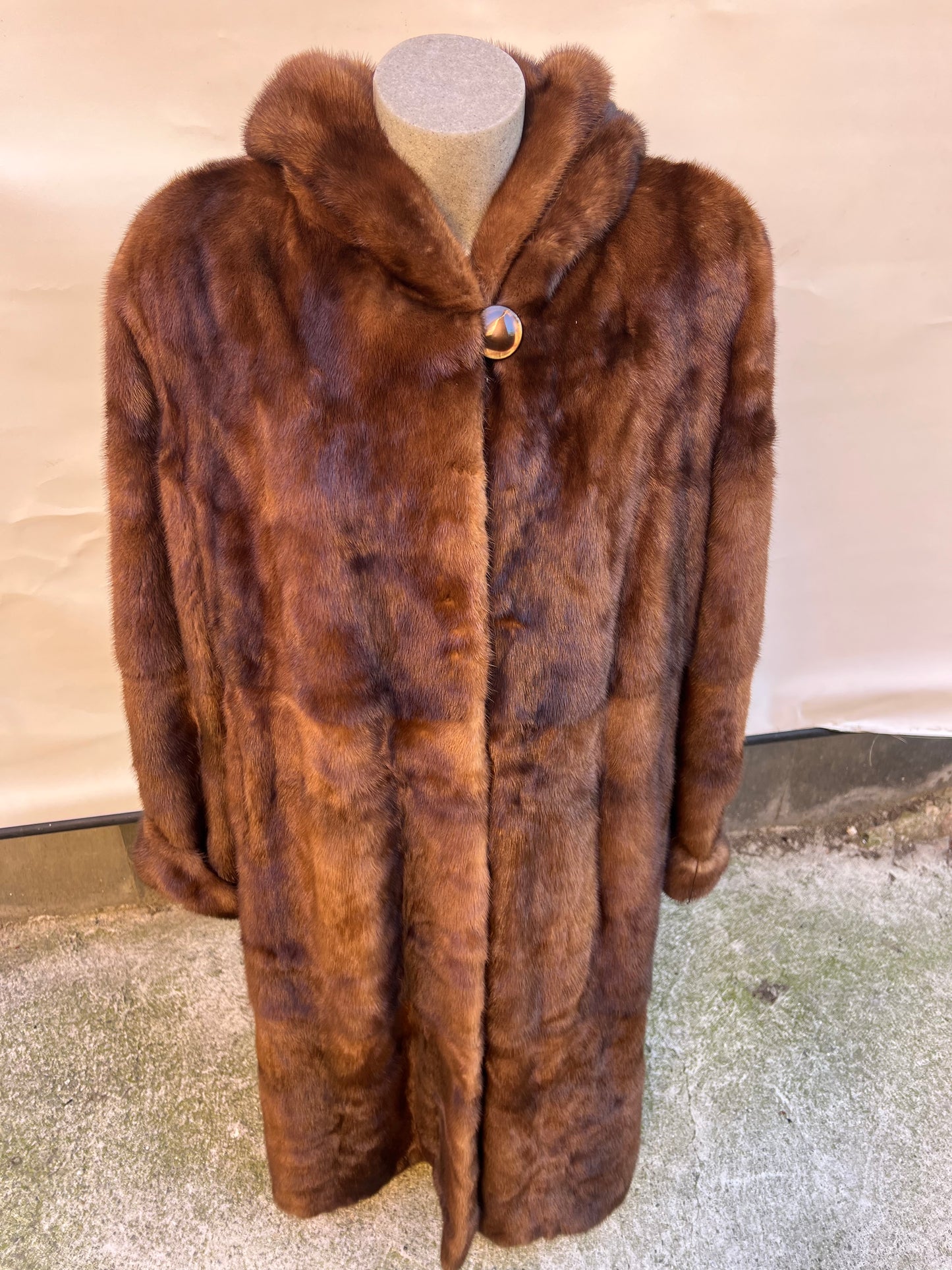 Vison long avec capuche 2715