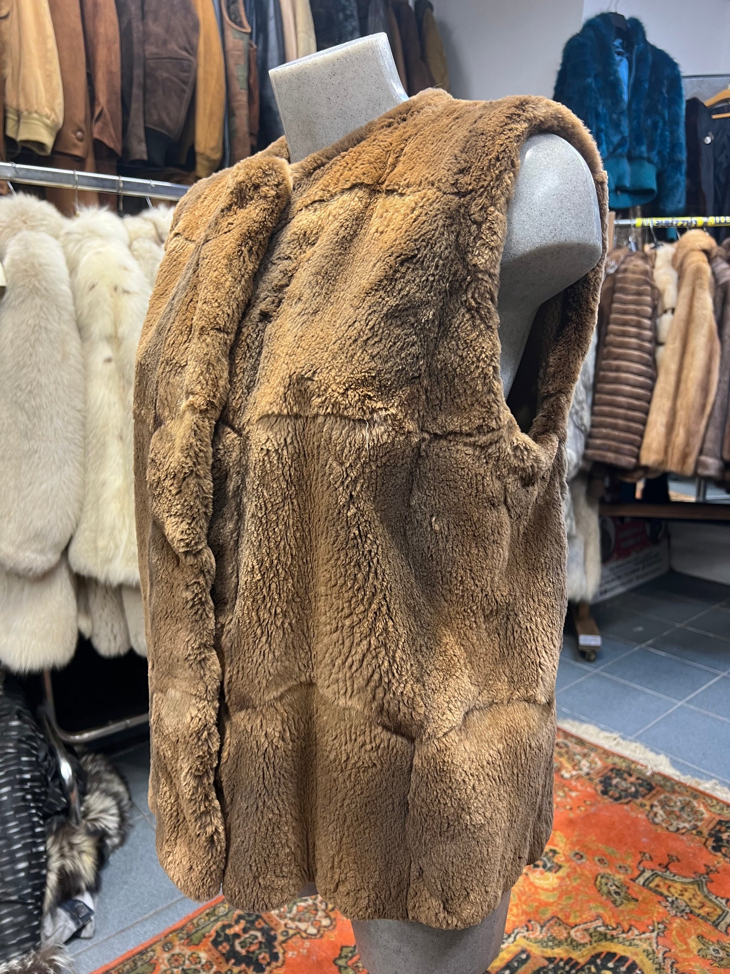 Gilet en fourrure de castor 🦫