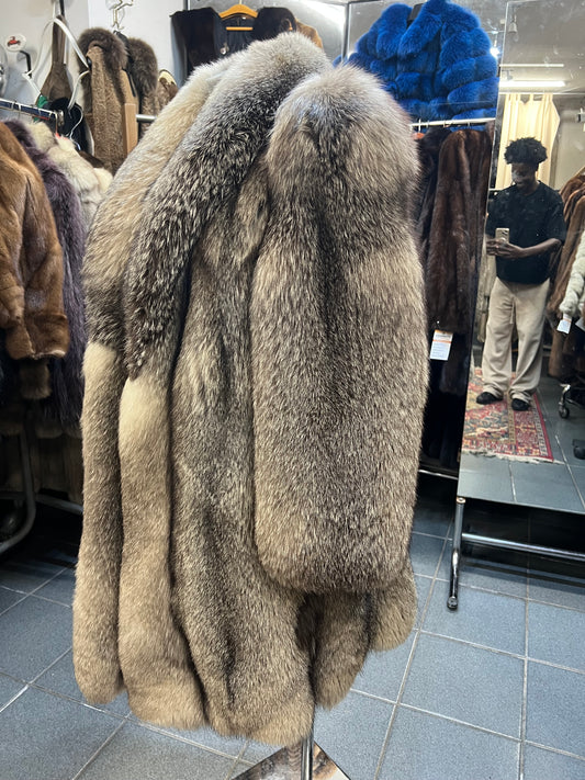 Manteau en fourrure de renard Isabelle 2841