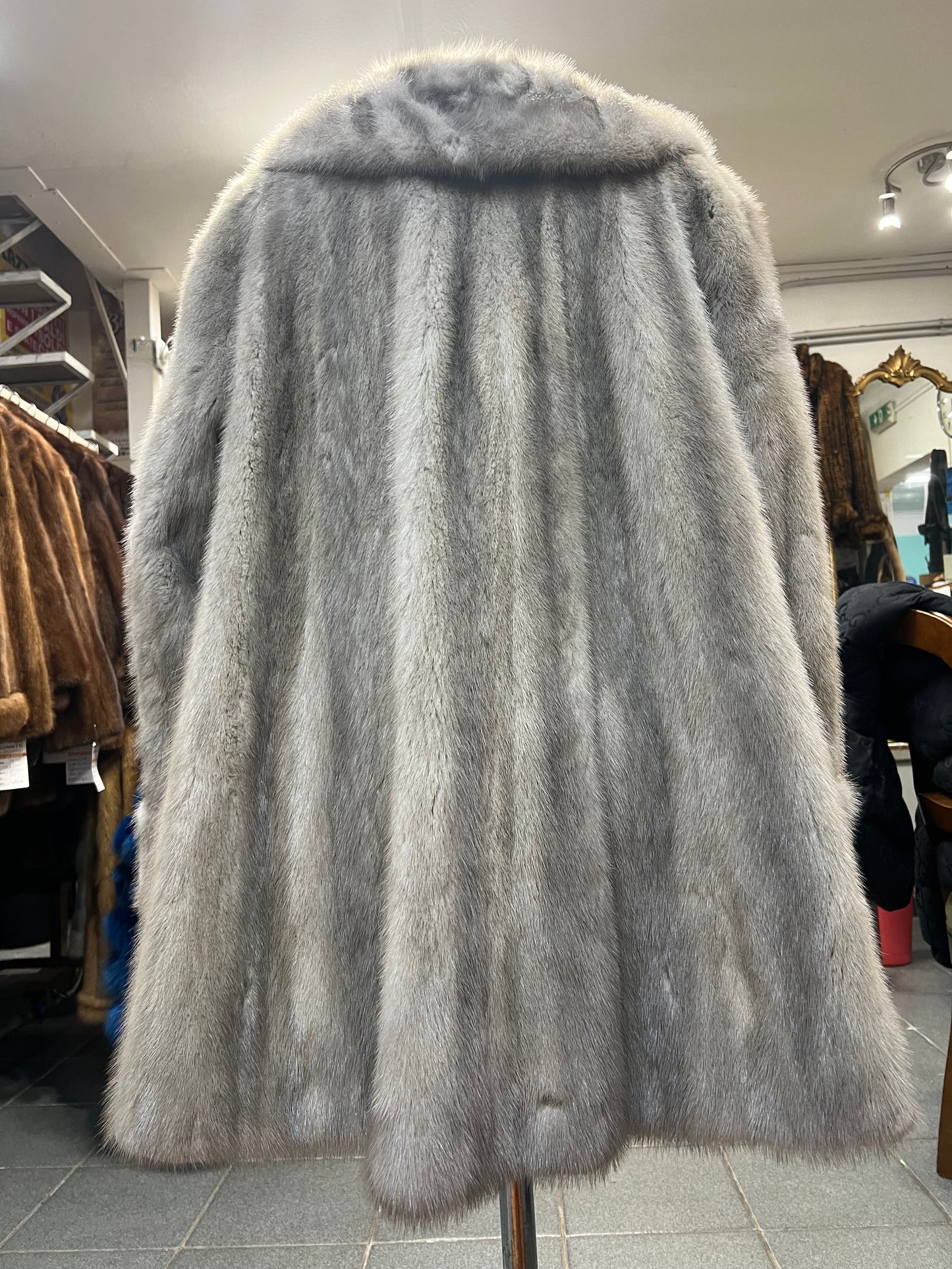 Vison silver col en américain