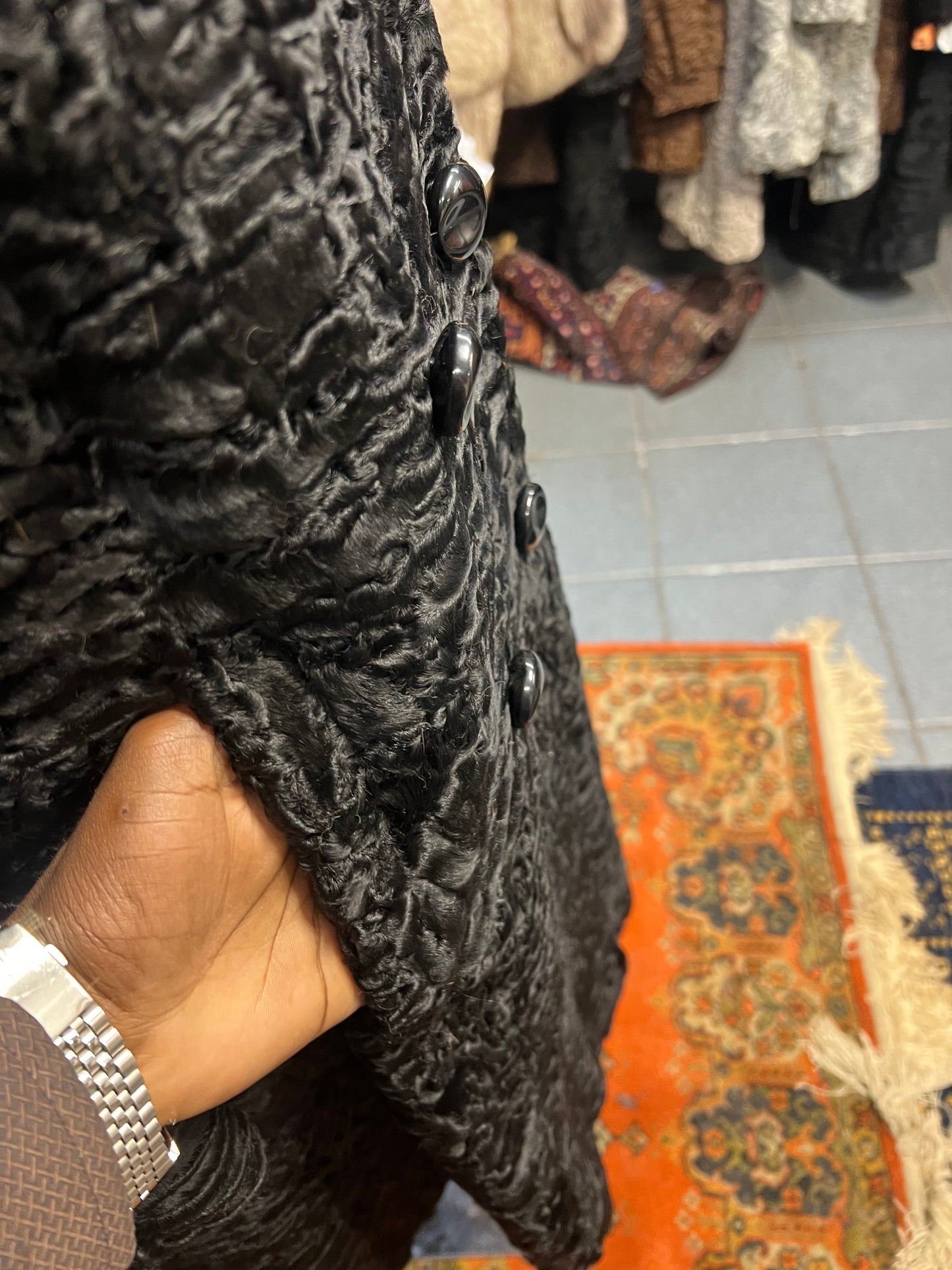 Manteau de fourrure Astrakan(persan)