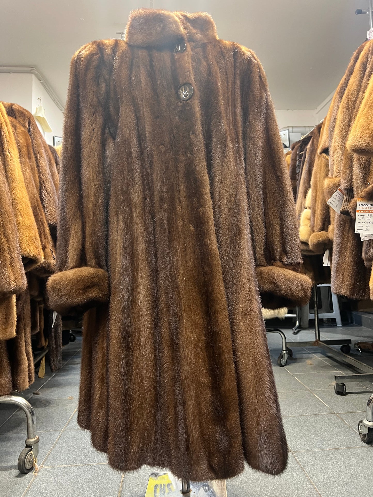 Manteau long de vison