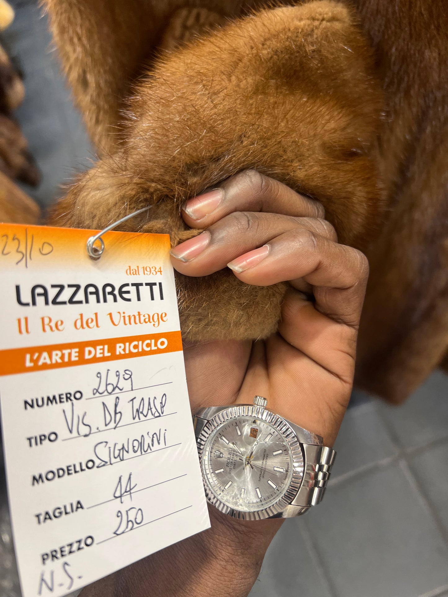 Manteau en fourrure de vison