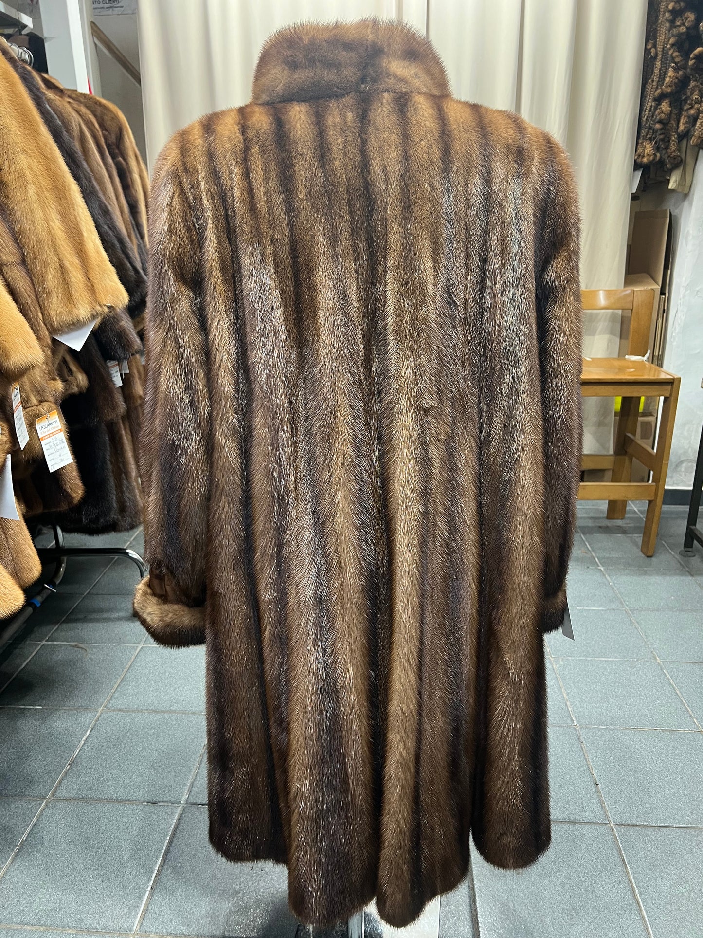 Manteau long de vison