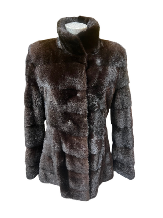 Manteau de vison foncé 2583