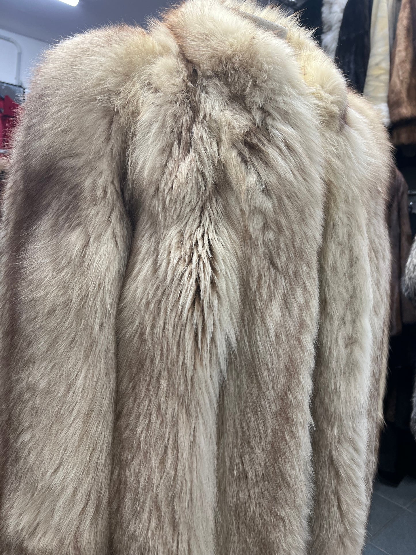 Manteau long en fourrure de Renard