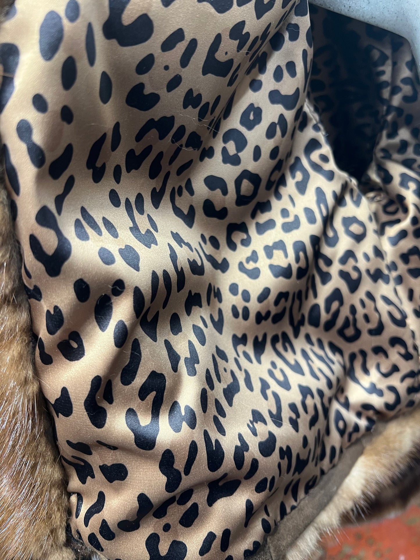 Cape en fourrure de vison