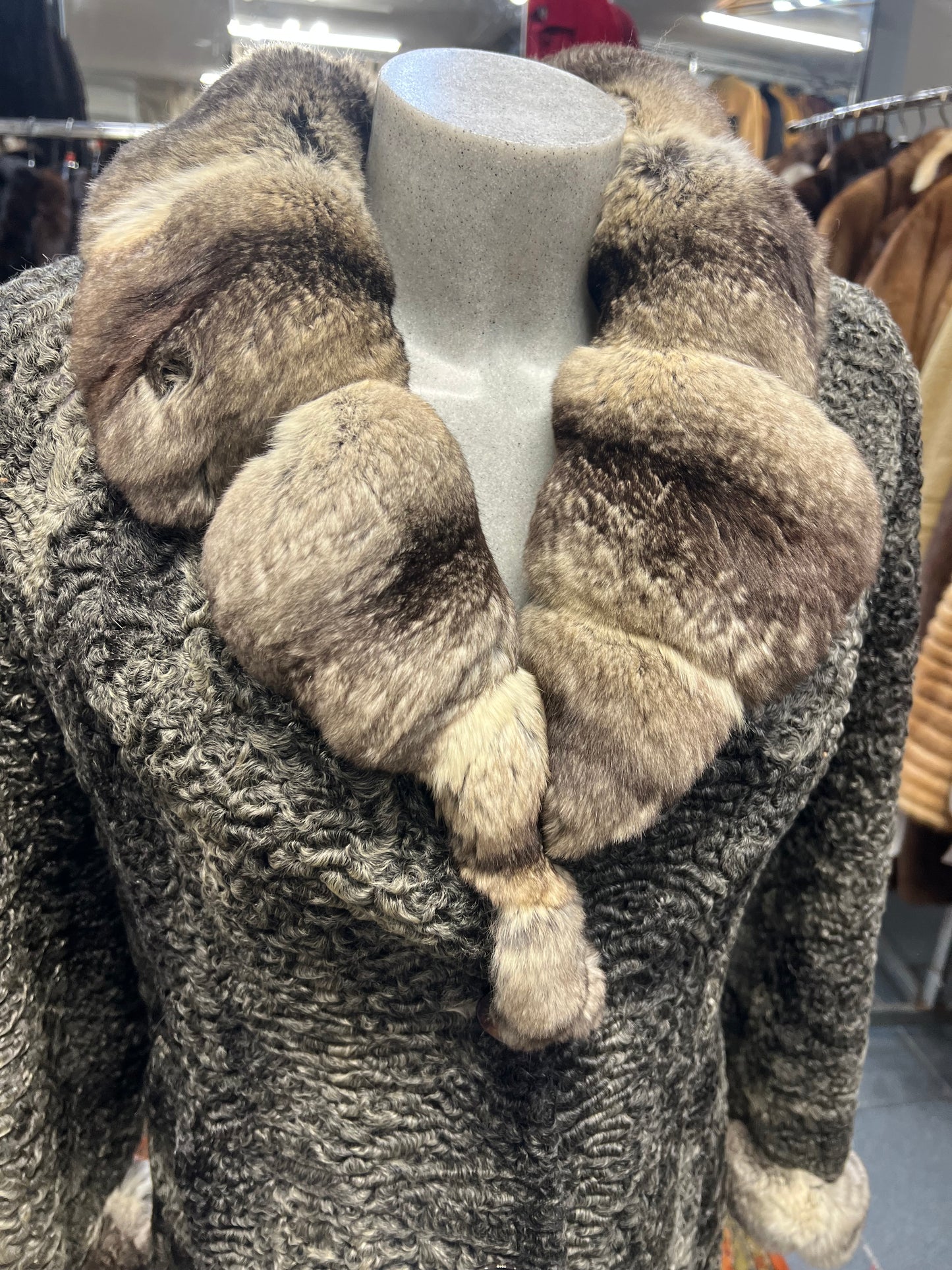 Manteau Astrakan Cincilla