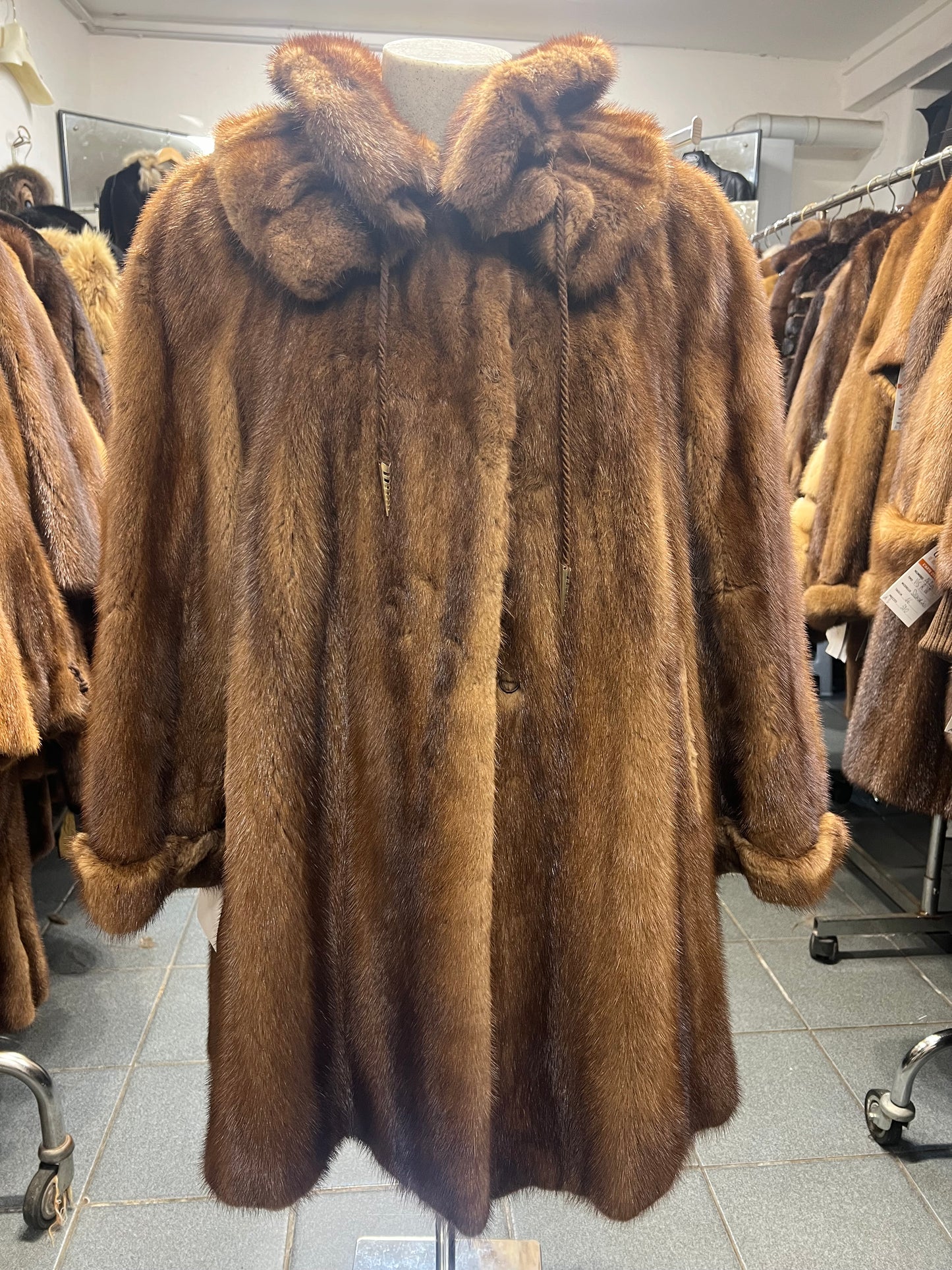 Manteau en fourrure de vison